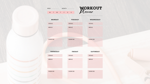 Workout Planner(digital)