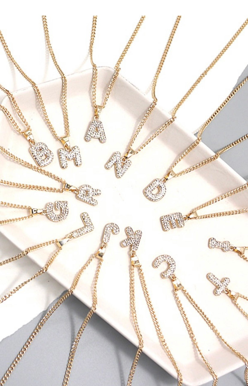 Glam Initial Chain (Pre-Order)